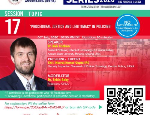Webinar on Procedural Justice and Legitimacy in Policing