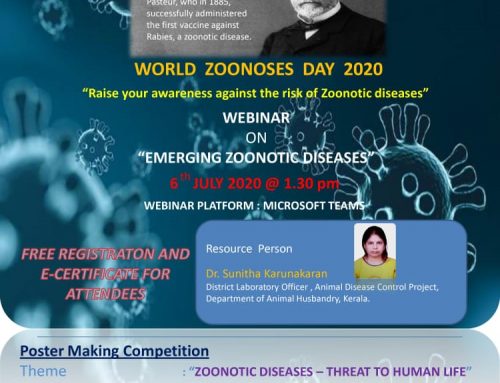 Webinar on  ‘Emerging Zoonotic Diseases’.
