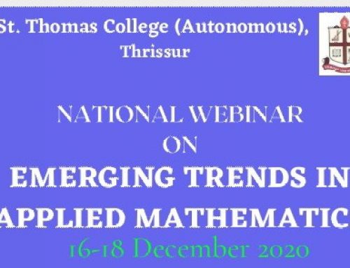 National Webinar on Emerging Trends in Applied Mathematics.