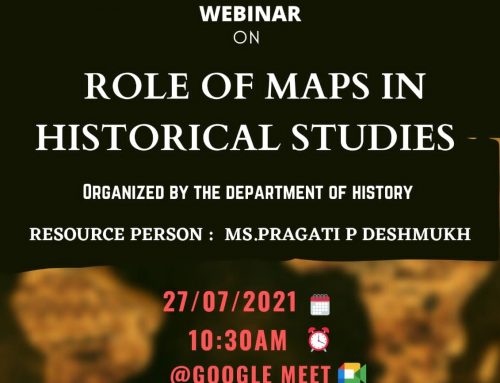 Webinar on Role of Maps in Historical Studies