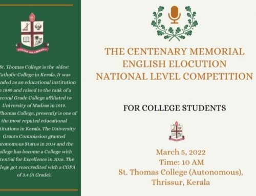 The Centenary Memorial English Elocution National Level Competition