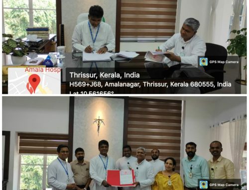 MOU signing with Amala Medical College