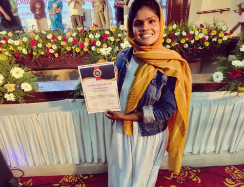Mohasina Omersia, second semester Mcom student of St. Thomas College (Autonomous), Thrissur secured Chief Minister’s Excellence Award