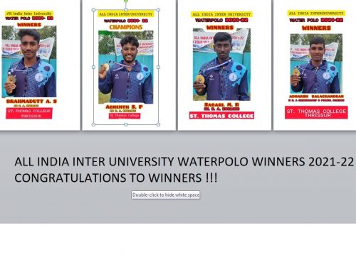 All India Inter-University Waterpolo 2021-22 Winners