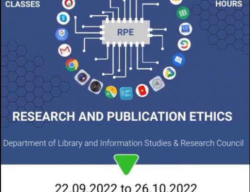 RESEARCH AND PUBLICATION ETHICS COURSE 2022