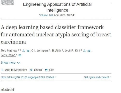 A deep learning based classifier framework for automated nuclear atypia scoring of breast carcinoma