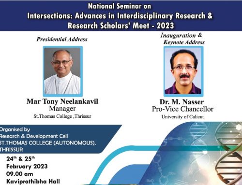 National Seminar on Intersections: Advances in Interdisciplinary Research & Research Scholars’ Meet: 24-25 Feb 2023