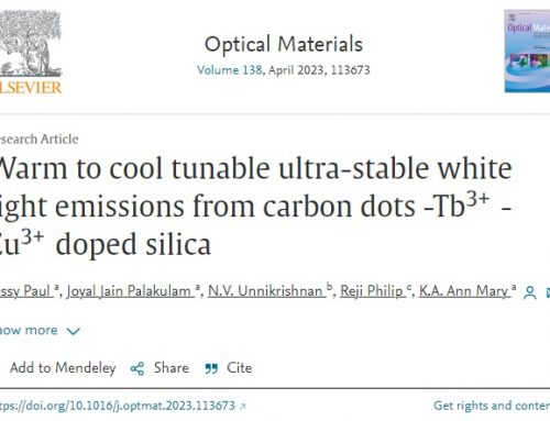 Warm to cool tunable ultra-stable white light emissions from carbon dots -Tb3+ – Eu3+ doped silica