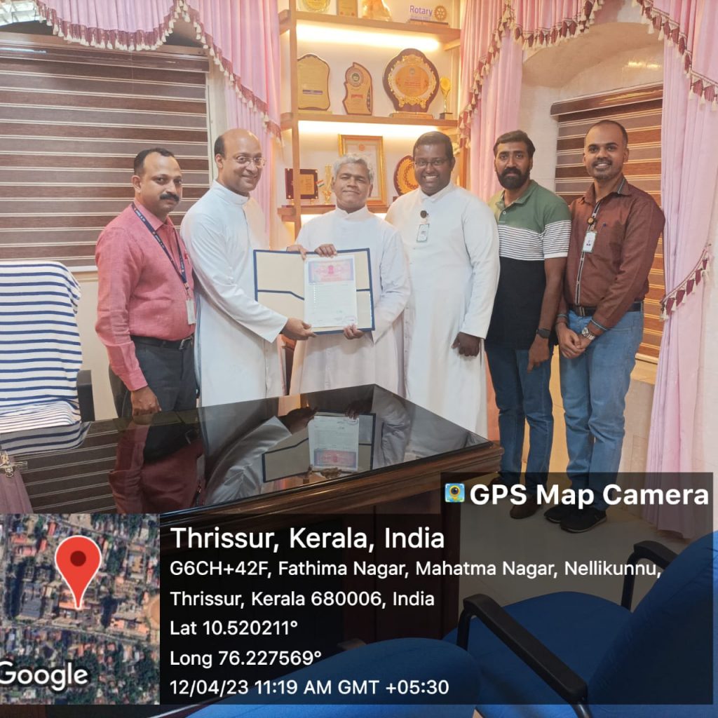 MoU signed with Jubilee Mission Medical College Hospital Thrissur, on