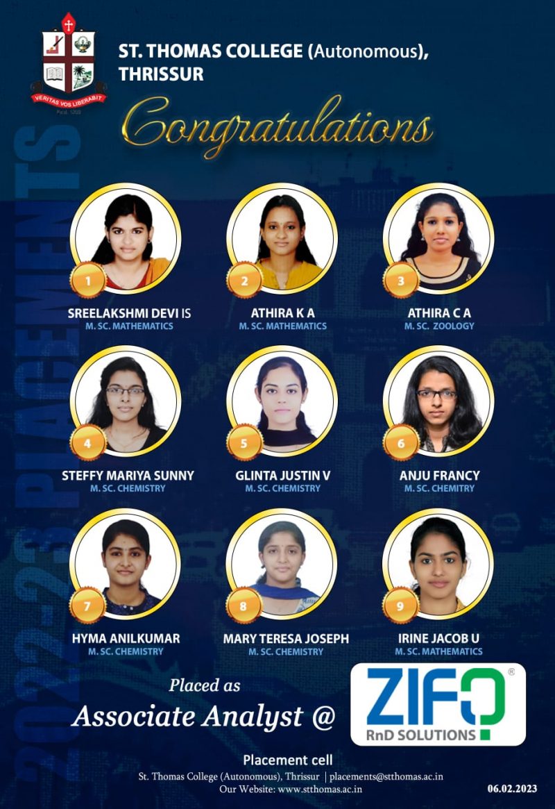 Placement Cell - St Thomas College (Autonomous)
