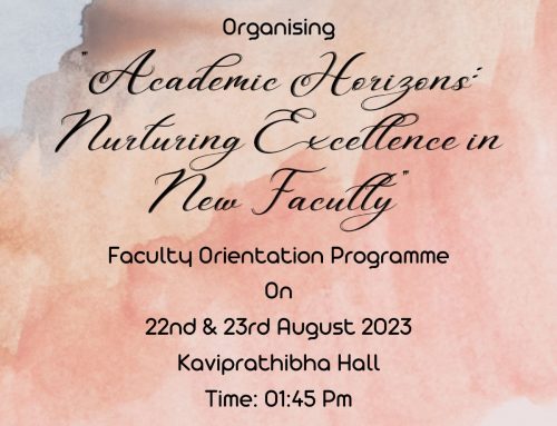 Faculty Orientation Programme