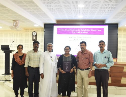 Ph.D. Open Defence and Viva Voce of Ms Beenu Thomas,  Statistics