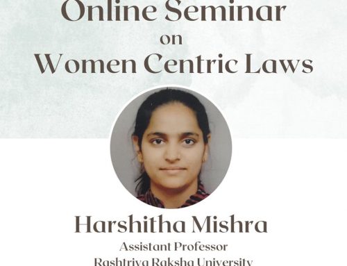 Online Seminar on Women Centric Laws