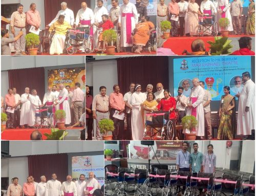 Distribution of wheelchairs to various charitable institutions