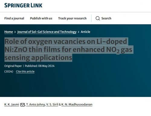 Role of oxygen vacancies on Li-doped Ni:ZnO thin films for enhanced NO2 gas sensing applications
