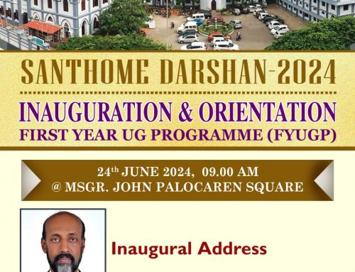 Santhome Dharshan 2024- Inauguration and Orientation -First Year UG Programme (FYUGP)