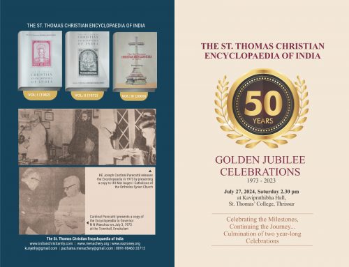 THE ST. THOMAS CHRISTIAN ENCYCLOPEDIA OF INDIA – GOLDEN JUBILEE CELEBRATIONS