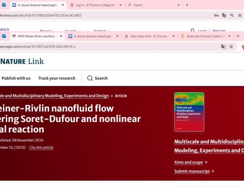 MHD Reiner-Rivlin nanofluid flow considering Soret-Dufour and nonlinear chemical reaction. Multiscale and Multidiscip. Model. Exp. and Des. 8, 33 (2025).