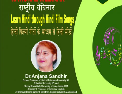 NATIONAL WEBINAR – LEARN HINDI THROUGH HINDI FILM SONGS