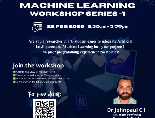 MACHINE LEARNING WORKSHOP SERIES-1