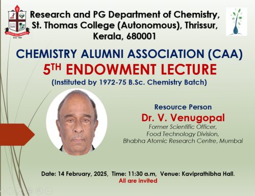 Chemistry Alumni Association (CAA) – 5th Endowment Lecture