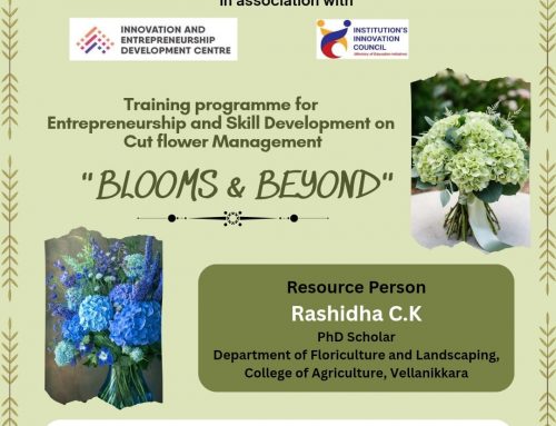 Training programme for entrepreneurship and skill development on Cut Flower Management