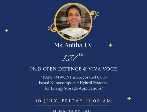 127th Ph.D Open Defence & Viva Voce