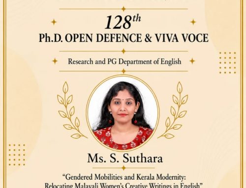 128th Ph.D. Open Defence & Viva Voce
