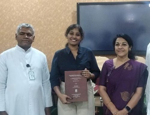 Open Defence and Viva Voce for the award of the Ph.D. degree to Ms. S. Suthara, Research Scholar, Department of English