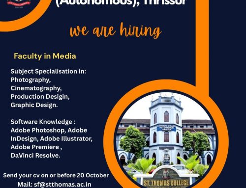 Faculty in Media – Notification